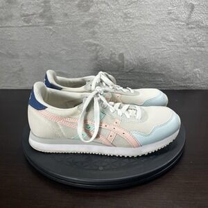 Asics Tiger Runner Womens Size 6 Cream Breeze Lifestyle Lace Up Athletic Shoes